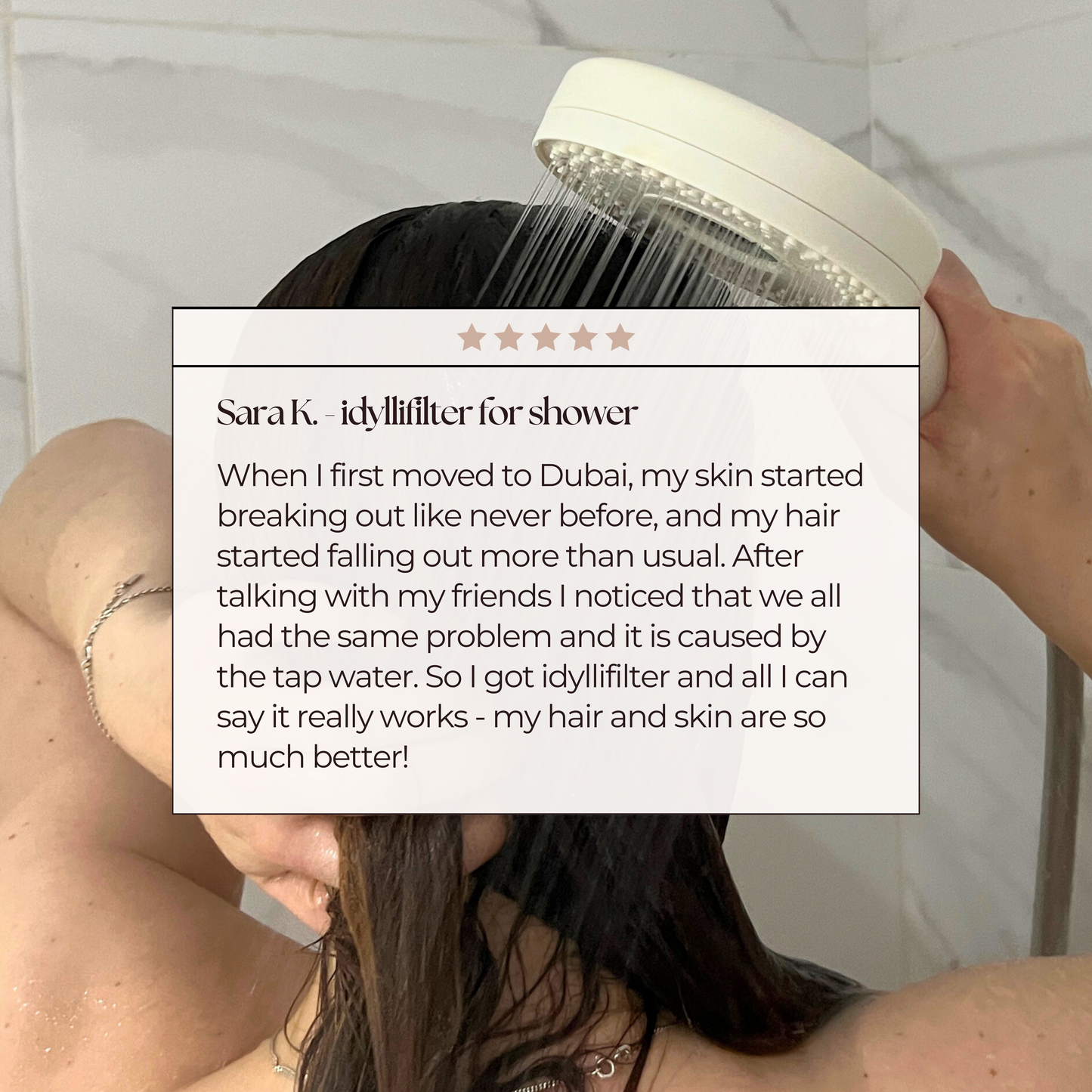 idyllifilter for shower